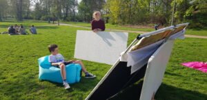 Reportage-Aufnahme: Freizeitkultur im urbanen Raum — Imagery für HR-Kampagnen, Work-Life-Balance und Employer Branding